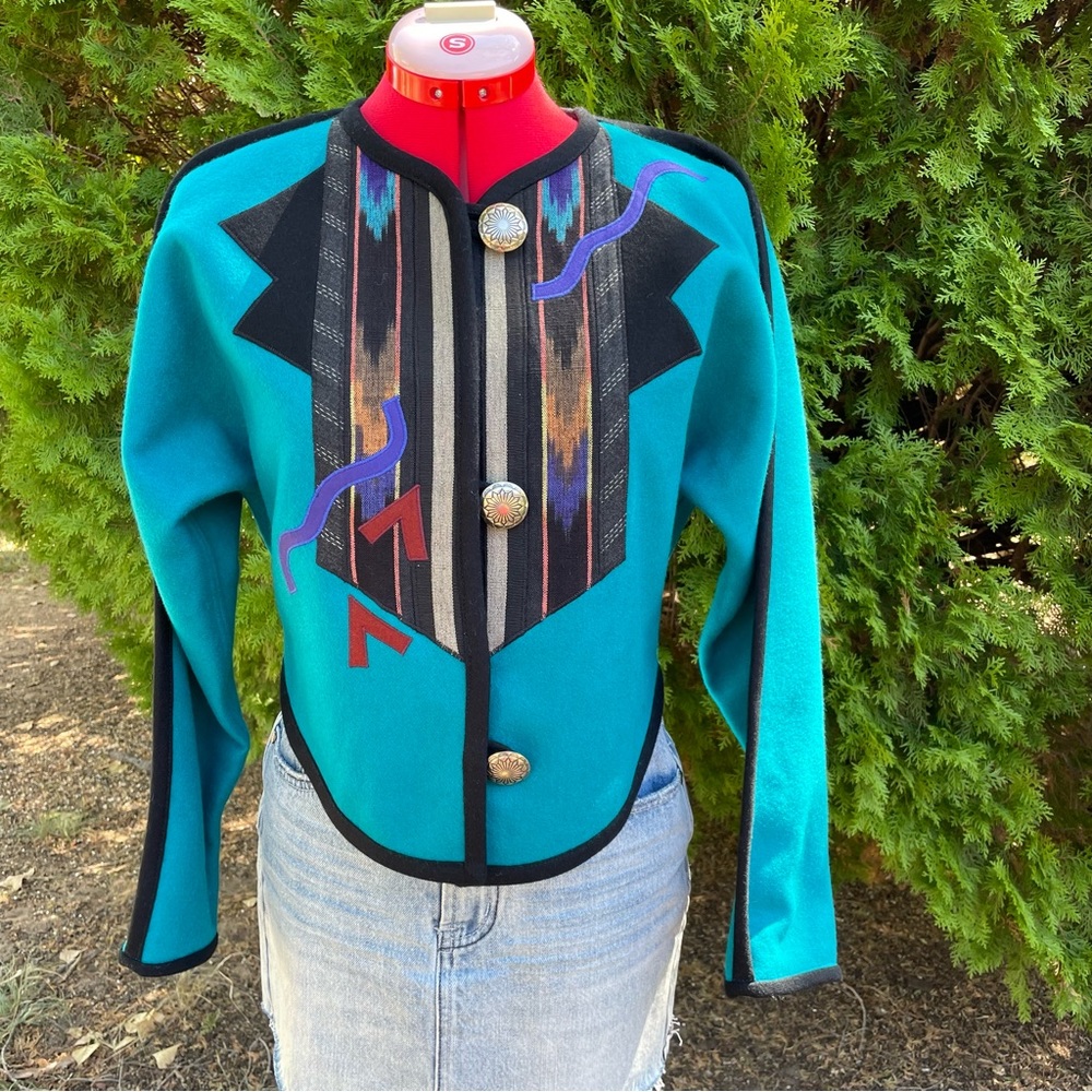 Vintage Southwestern Bolero Jacket - Picture 5 of 14